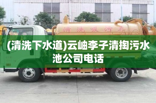(清洗下水道)云岫李子清掏污水池公司電話