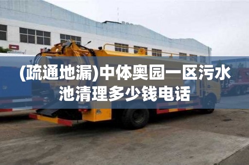(疏通地漏)中體奧園一區(qū)污水池清理多少錢電話