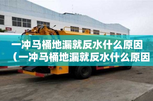 一沖馬桶地漏就反水什么原因（一沖馬桶地漏就反水什么原因呢）