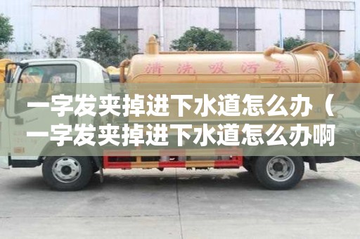 一字發(fā)夾掉進下水道怎么辦（一字發(fā)夾掉進下水道怎么辦啊）