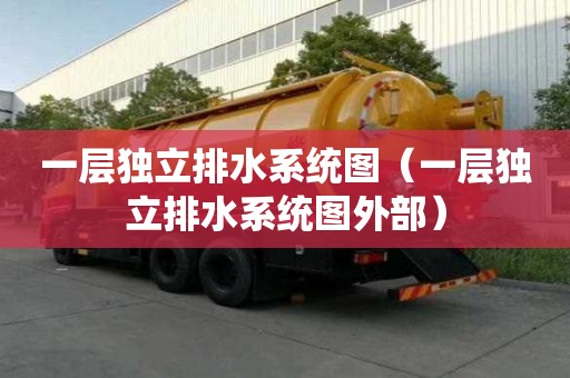 一層獨立排水系統(tǒng)圖（一層獨立排水系統(tǒng)圖外部）