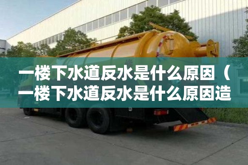 一樓下水道反水是什么原因（一樓下水道反水是什么原因造成的）