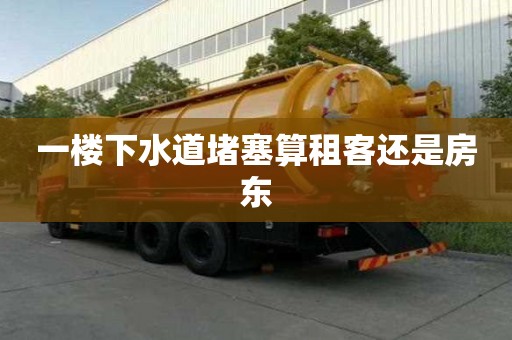 一樓下水道堵塞算租客還是房東