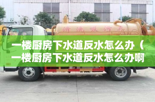 一樓廚房下水道反水怎么辦（一樓廚房下水道反水怎么辦啊）