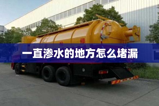 一直滲水的地方怎么堵漏