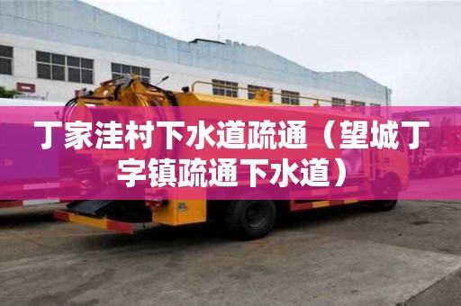 丁家洼村下水道疏通（望城丁字鎮疏通下水道）