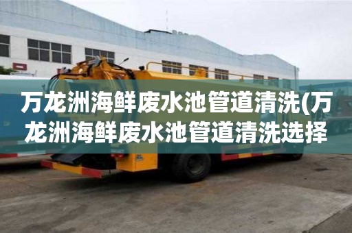 萬龍洲海鮮廢水池管道清洗(萬龍洲海鮮廢水池管道清洗選擇很重要)