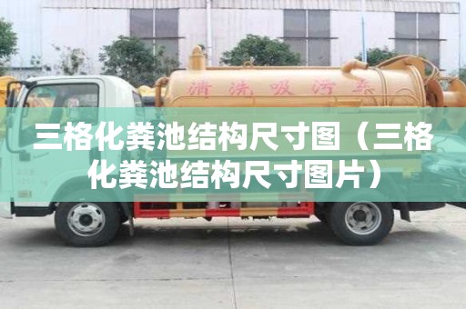 三格化糞池結(jié)構(gòu)尺寸圖（三格化糞池結(jié)構(gòu)尺寸圖片）