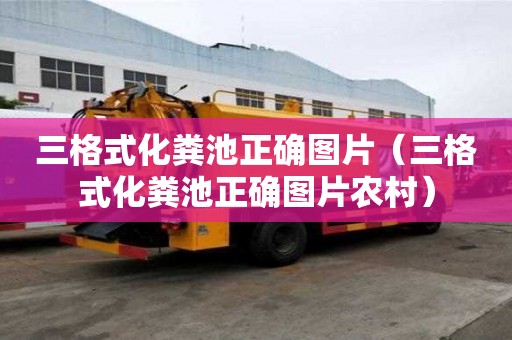 三格式化糞池正確圖片（三格式化糞池正確圖片農村）