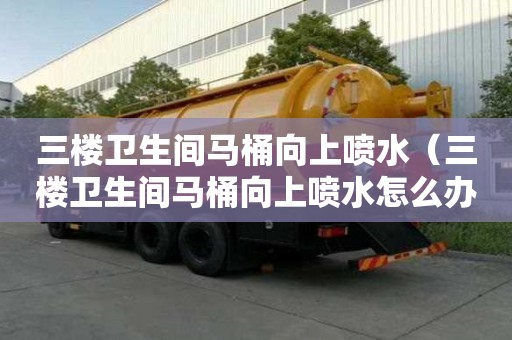 三樓衛(wèi)生間馬桶向上噴水（三樓衛(wèi)生間馬桶向上噴水怎么辦）