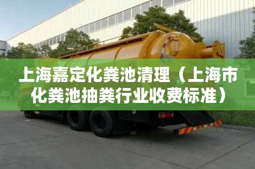 上海嘉定化糞池清理（上海市化糞池抽糞行業收費標準）