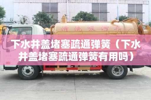 下水井蓋堵塞疏通彈簧（下水井蓋堵塞疏通彈簧有用嗎）