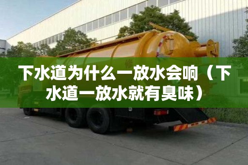 下水道為什么一放水會響（下水道一放水就有臭味）