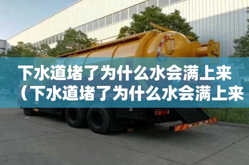 下水道堵了為什么水會滿上來（下水道堵了為什么水會滿上來呢）