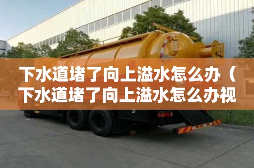下水道堵了向上溢水怎么辦（下水道堵了向上溢水怎么辦視頻）