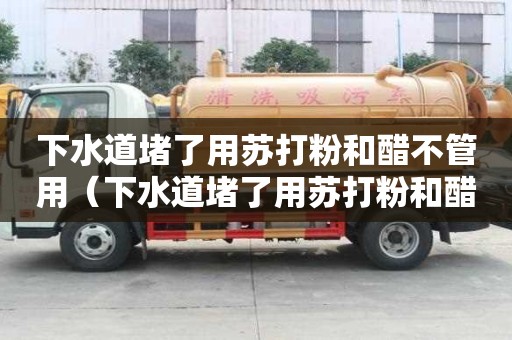 下水道堵了用蘇打粉和醋不管用（下水道堵了用蘇打粉和醋不管用怎么辦）