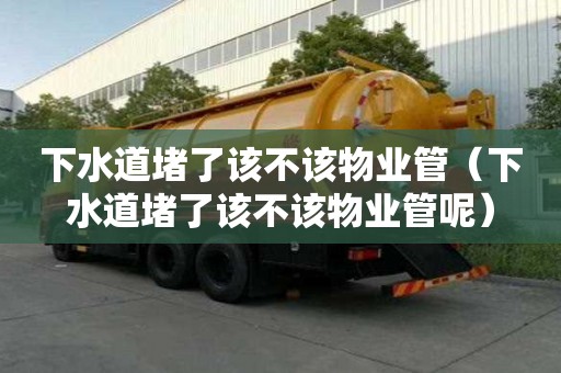 下水道堵了該不該物業管（下水道堵了該不該物業管呢）