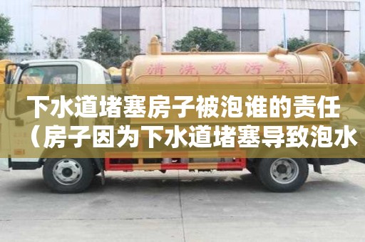 下水道堵塞房子被泡誰的責任（房子因為下水道堵塞導致泡水）