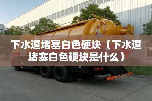 下水道堵塞白色硬塊（下水道堵塞白色硬塊是什么）