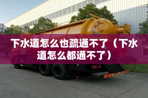 下水道怎么也疏通不了（下水道怎么都通不了）