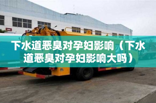 下水道惡臭對孕婦影響（下水道惡臭對孕婦影響大嗎）