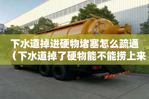 下水道掉進硬物堵塞怎么疏通（下水道掉了硬物能不能撈上來）