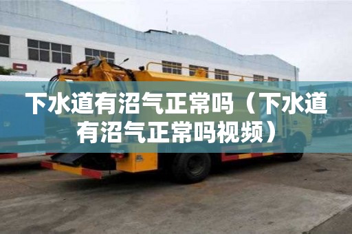 下水道有沼氣正常嗎（下水道有沼氣正常嗎視頻）