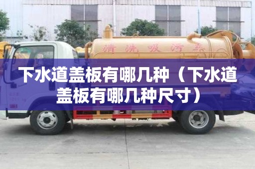 下水道蓋板有哪幾種（下水道蓋板有哪幾種尺寸）