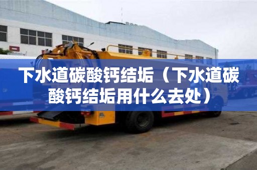 下水道碳酸鈣結垢（下水道碳酸鈣結垢用什么去處）