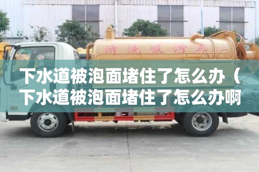 下水道被泡面堵住了怎么辦(下水道被泡面堵住了怎么辦啊) 下水道被泡面堵住了怎么辦(下水道被泡面堵住了怎么辦啊)