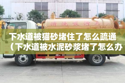 下水道被貓砂堵住了怎么疏通(下水道被水泥砂漿堵了怎么辦) 下水道被貓砂堵住了怎么疏通(下水道被水泥砂漿堵了怎么辦)