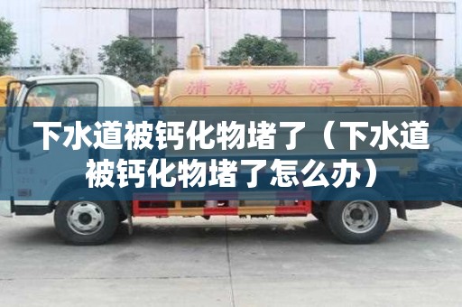 下水道被鈣化物堵了（下水道被鈣化物堵了怎么辦）