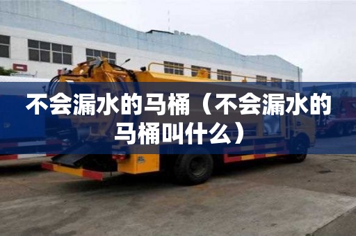 不會漏水的馬桶(不會漏水的馬桶叫什么) 不會漏水的馬桶(不會漏水的馬桶叫什么)