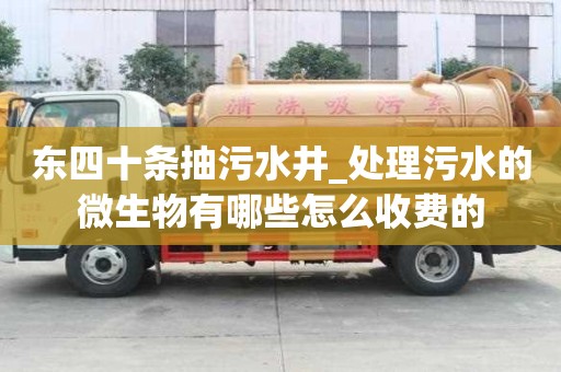 東四十條抽污水井_處理污水的微生物有哪些怎么收費(fèi)的