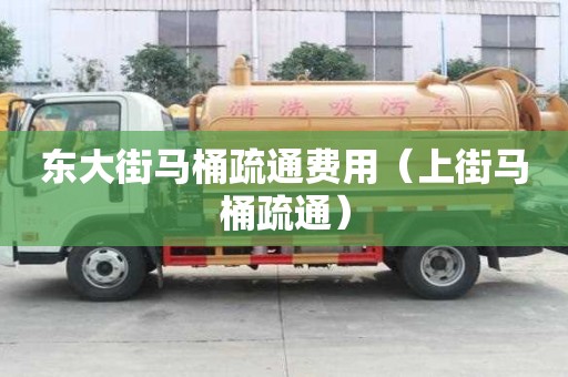 東大街馬桶疏通費用（上街馬桶疏通）