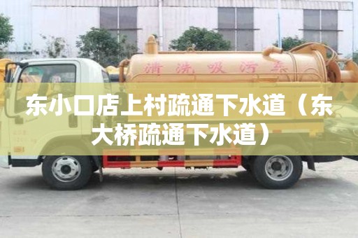 東小口店上村疏通下水道（東大橋疏通下水道）
