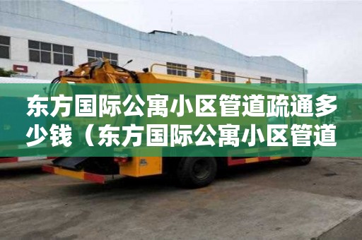 東方國際公寓小區管道疏通多少錢（東方國際公寓小區管道疏通多少錢一平方）