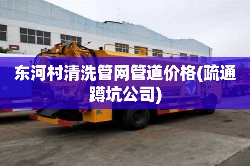 東河村清洗管網管道價格(疏通蹲坑公司)