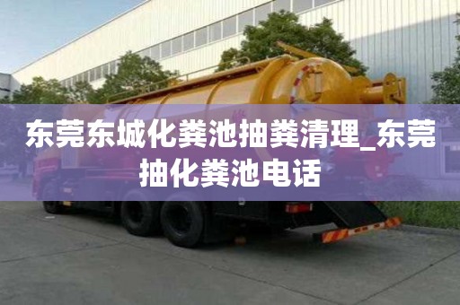 東莞東城化糞池抽糞清理_東莞抽化糞池電話