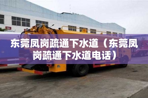 東莞鳳崗疏通下水道（東莞鳳崗疏通下水道電話）