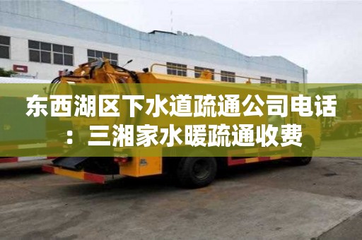 東西湖區下水道疏通公司電話：三湘家水暖疏通收費