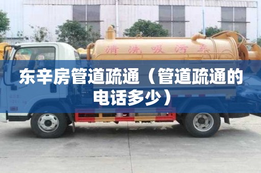 東辛房管道疏通（管道疏通的電話多少）