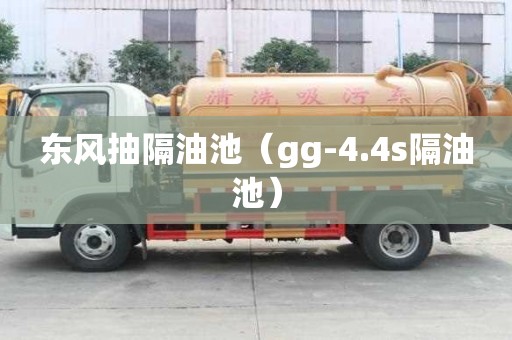 東風抽隔油池（gg-4.4s隔油池）