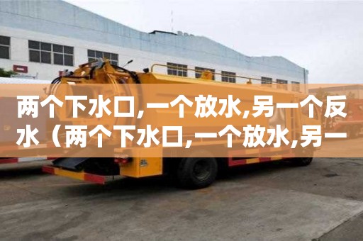 兩個下水口,一個放水,另一個反水（兩個下水口,一個放水,另一個反水怎么解決）