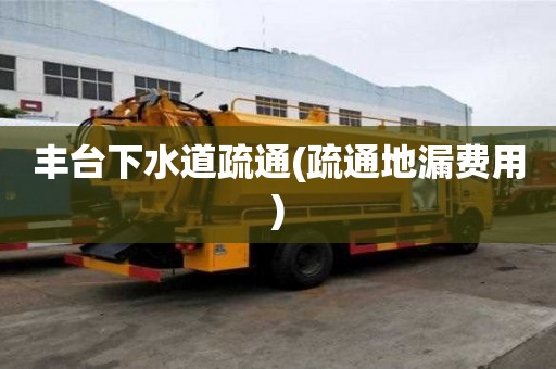 豐臺下水道疏通(疏通地漏費用) 豐臺下水道疏通(疏通地漏費用)