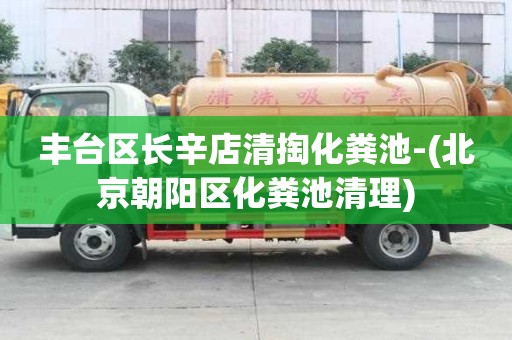豐臺區長辛店清掏化糞池-(北京朝陽區化糞池清理)