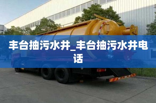 豐臺抽污水井_豐臺抽污水井電話