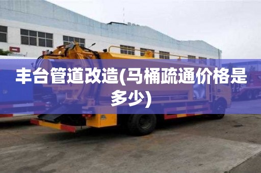 豐臺管道改造(馬桶疏通價格是多少)