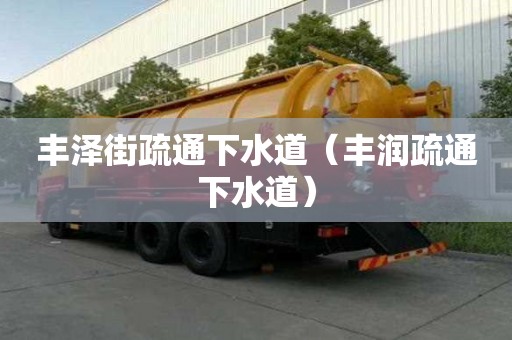 豐澤街疏通下水道（豐潤疏通下水道）