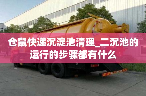 倉(cāng)鼠快遞沉淀池清理_二沉池的運(yùn)行的步驟都有什么